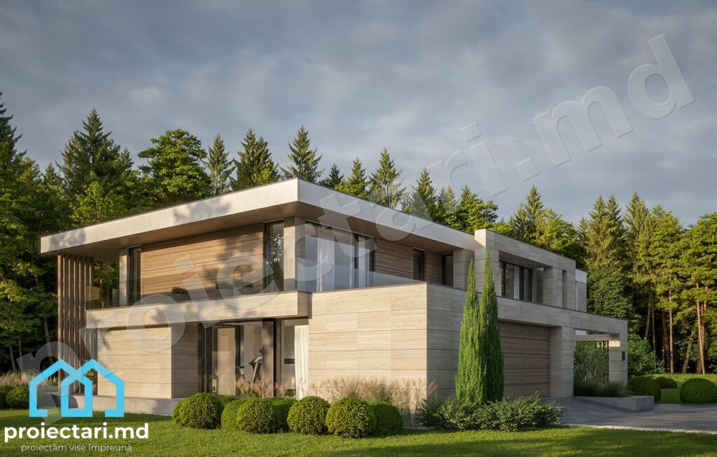 Proiect de casă cu etaj 460 m²