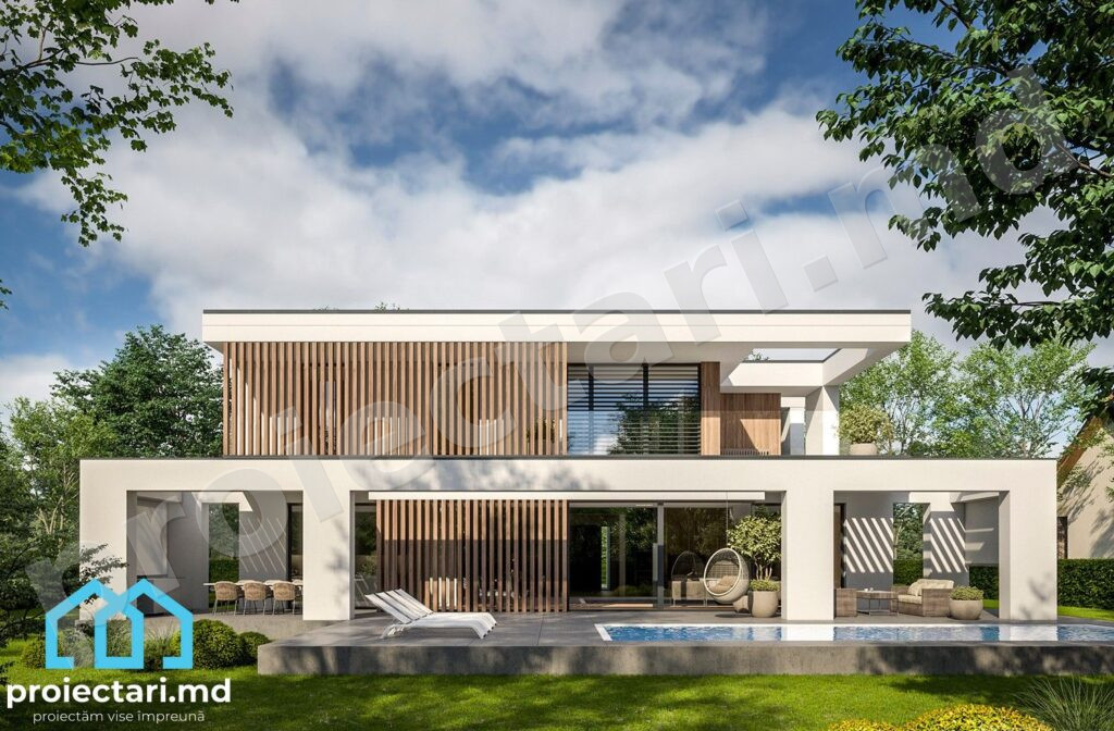 Proiect de casă high-tech 350m²