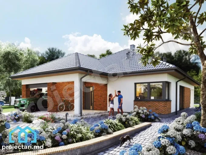 Proiect de casă parter 110m²