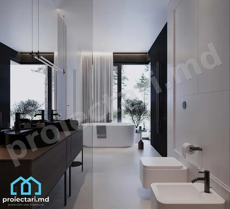 Proiect interior High-Tech minimalist