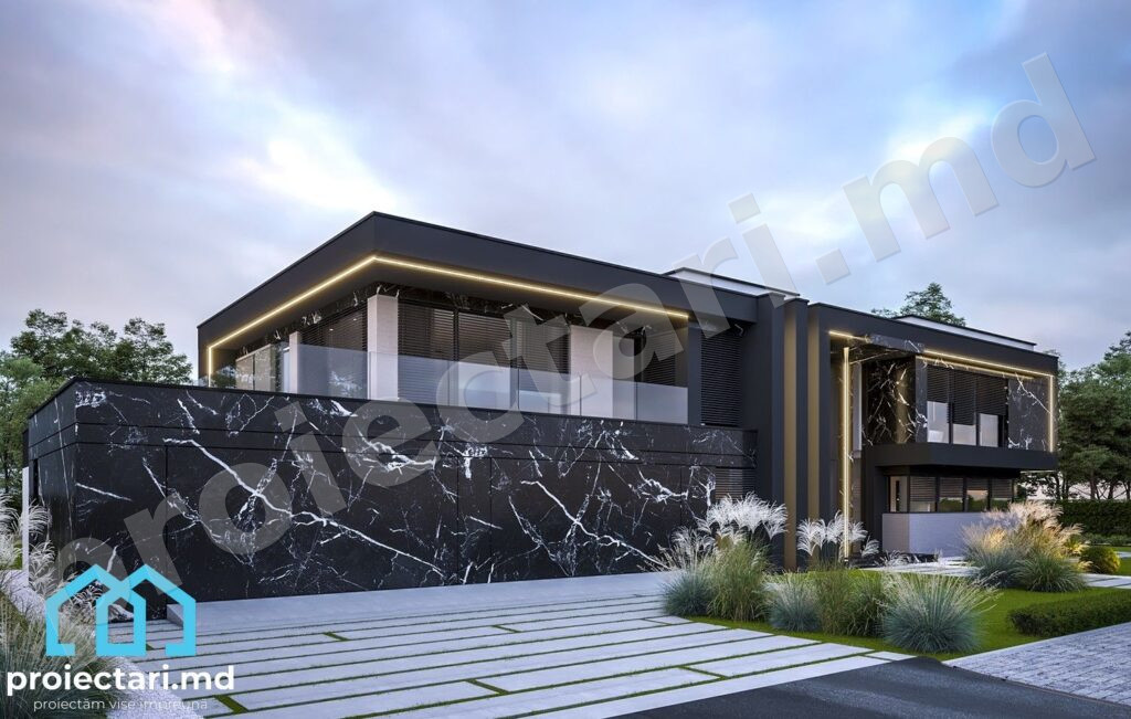 Proiecte case High-Tech 450m²