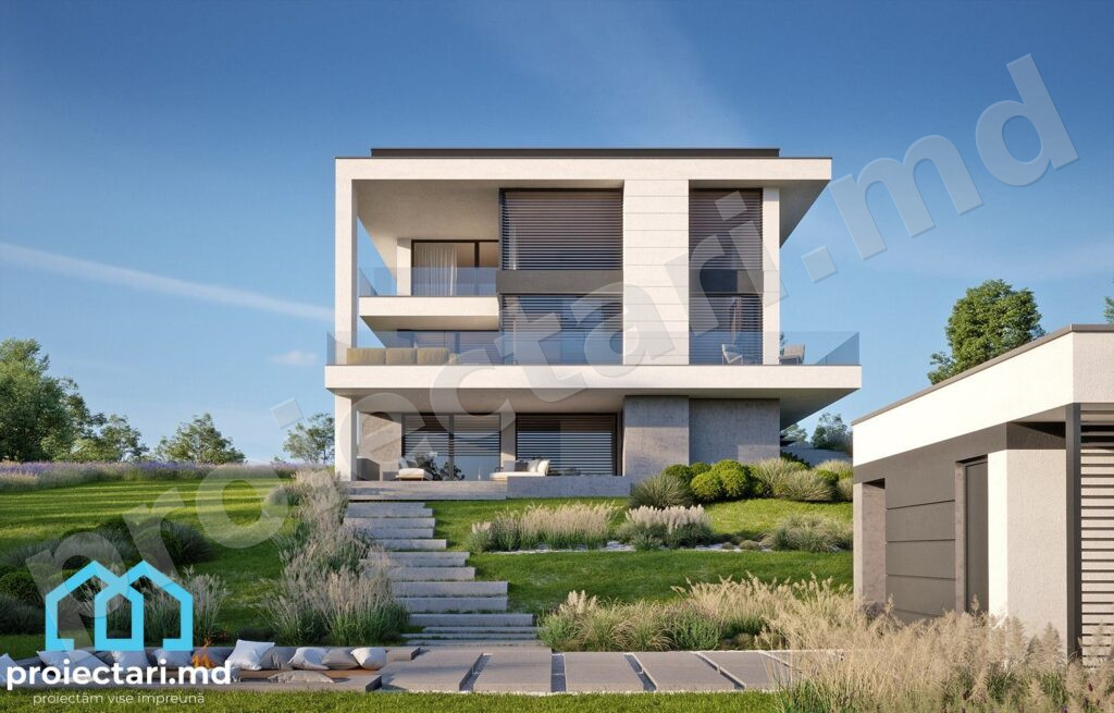 Proiecte case cu garaj exterior