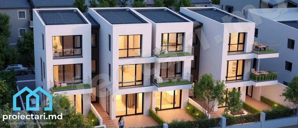Proiecte case multifamiliale moderne Proiecte case multifamiliale moderne