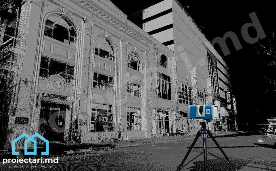 Scanare 3D pentru planificare urbană