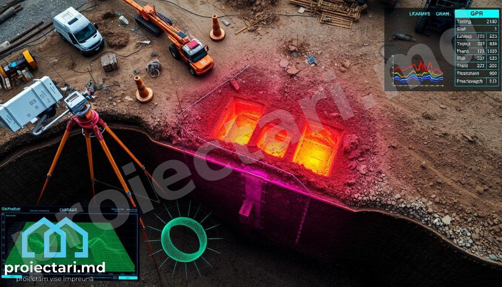detectare structuri subterane