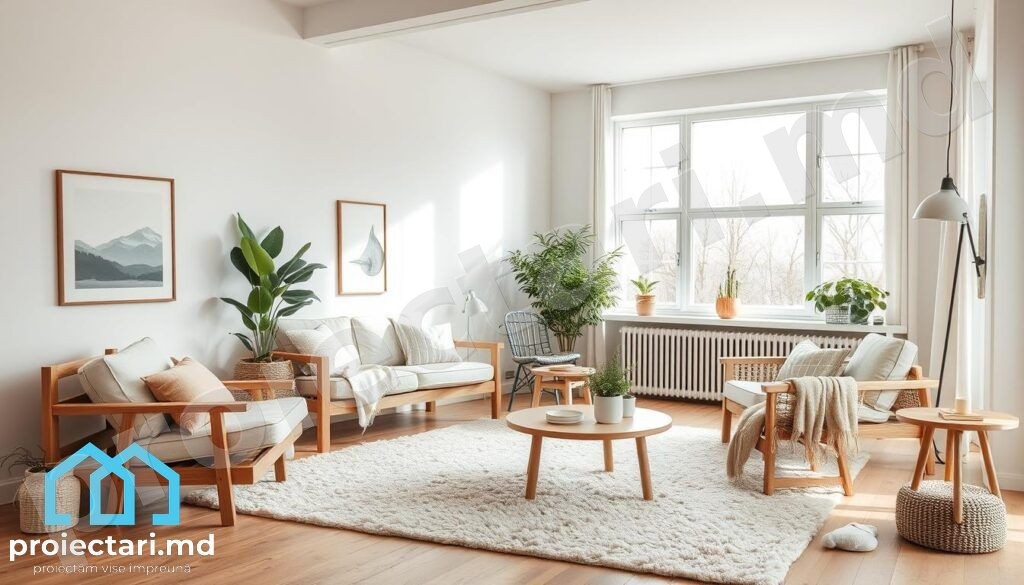 elemente de decor în design scandinav