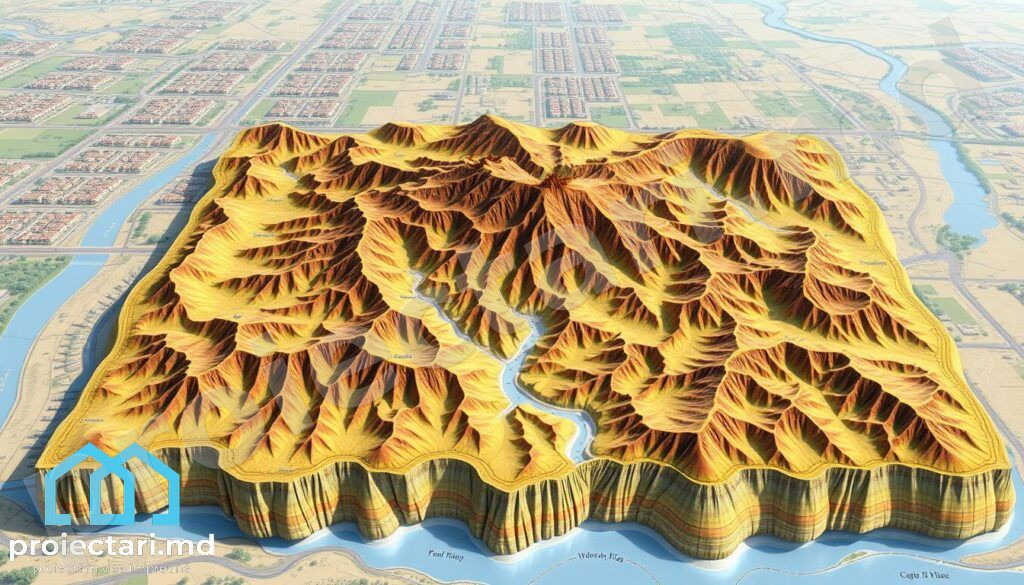 harta topografica