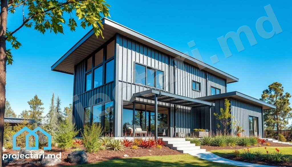 proiecte case prefabricate pe structură metalică proiecte case prefabricate pe structură metalică