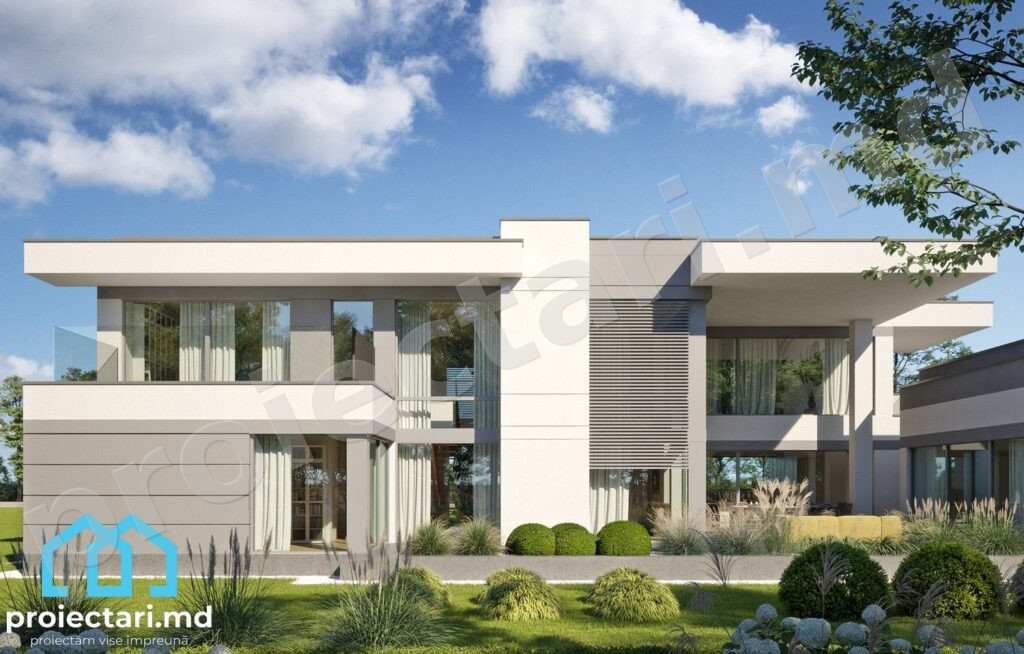 Arhitectură pensiune cu etaj spațiu de 520m²