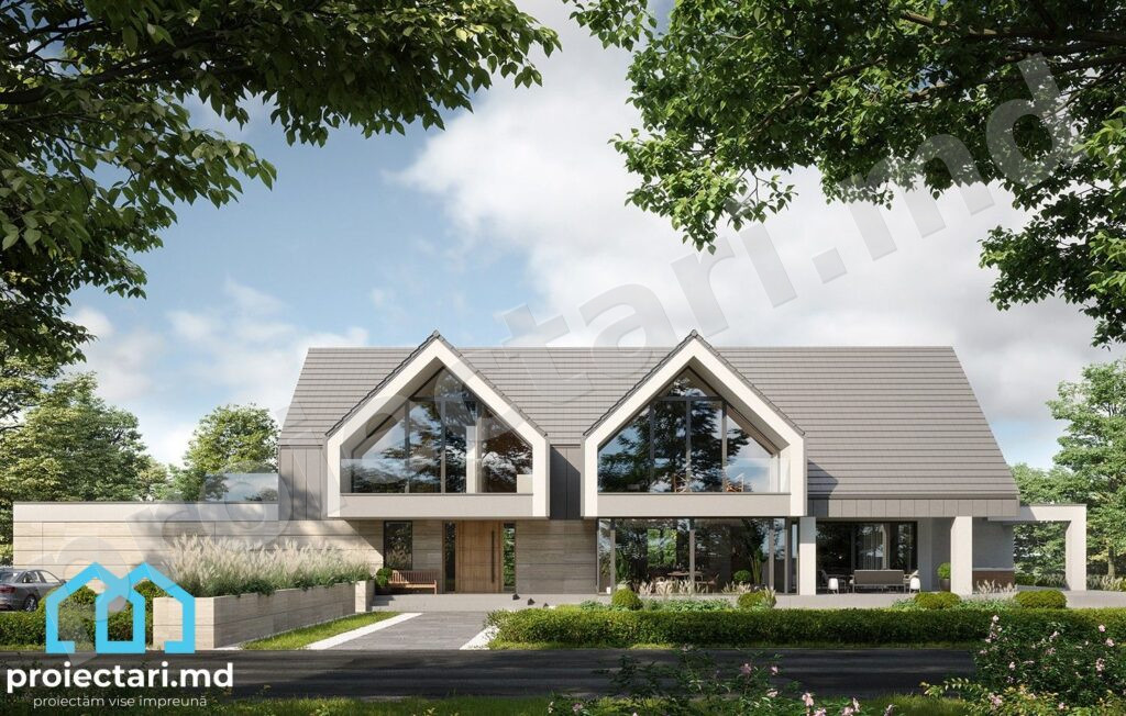 Casă Barnhouse 380m² arhitectură inovatoare