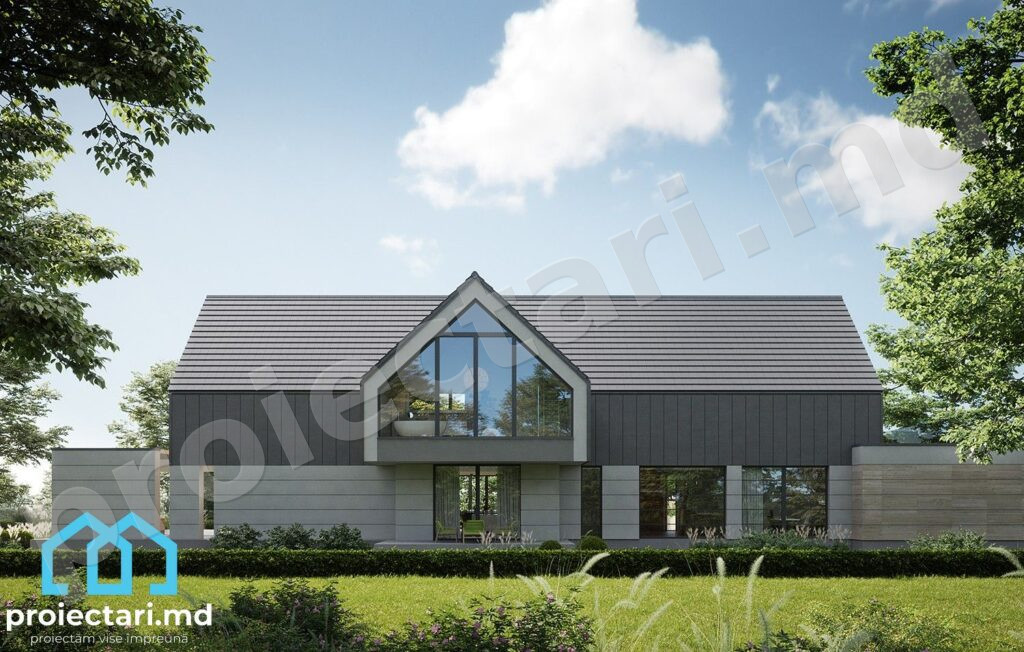 Casă Barnhouse 380m² cu mansardă spațioasă