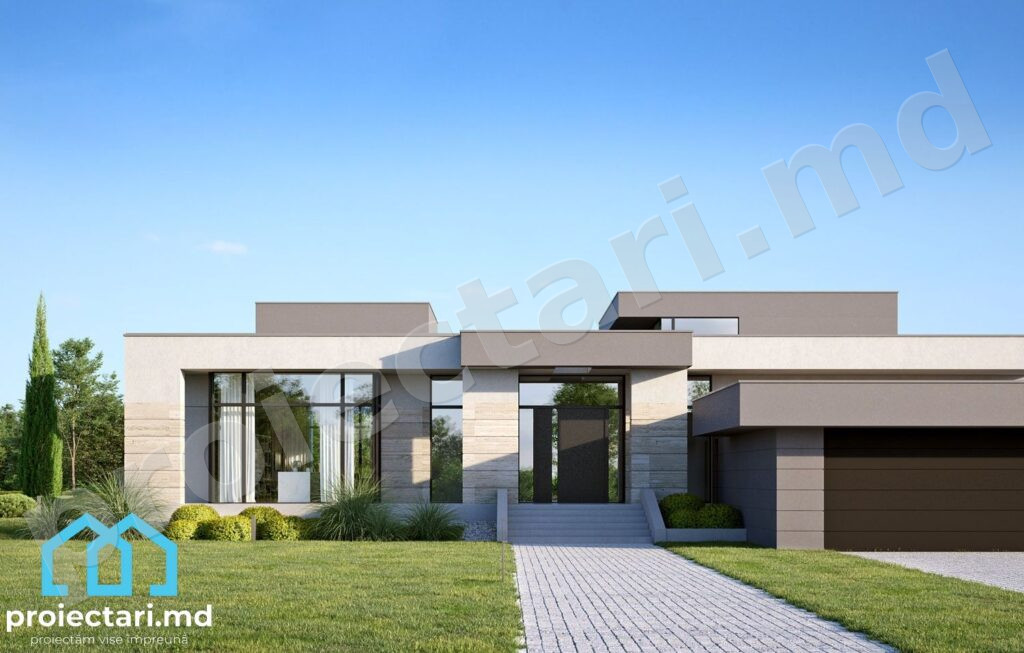 Casă cu curte interioară 490m2