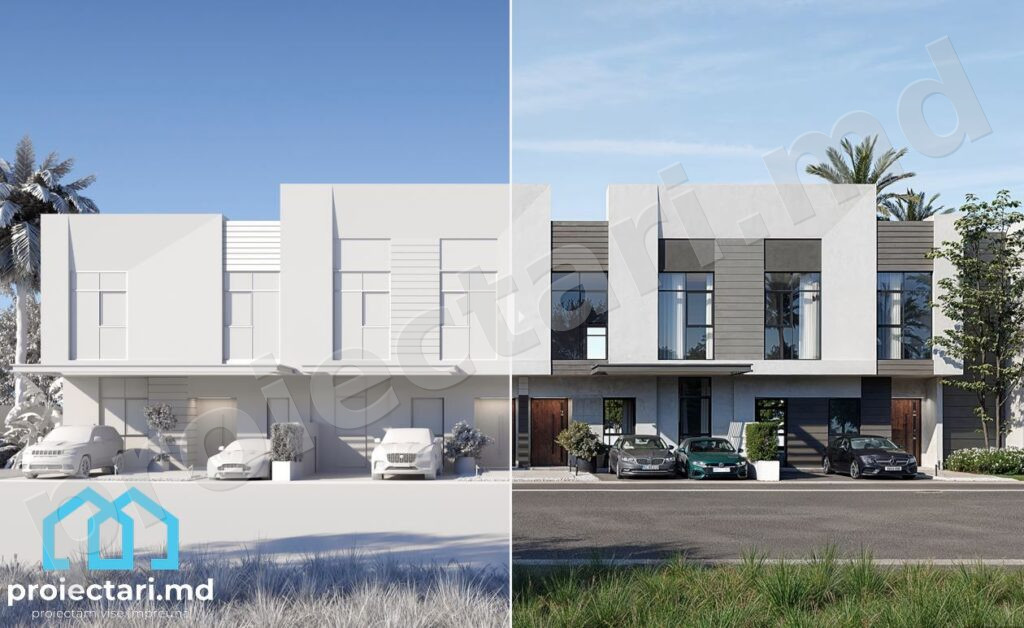 Case townhouse de 200m²
