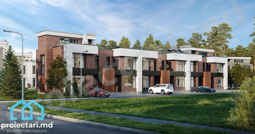 Case townhouse mari și confortabile