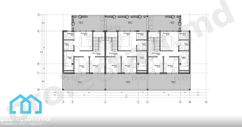 Case townhouse rustice