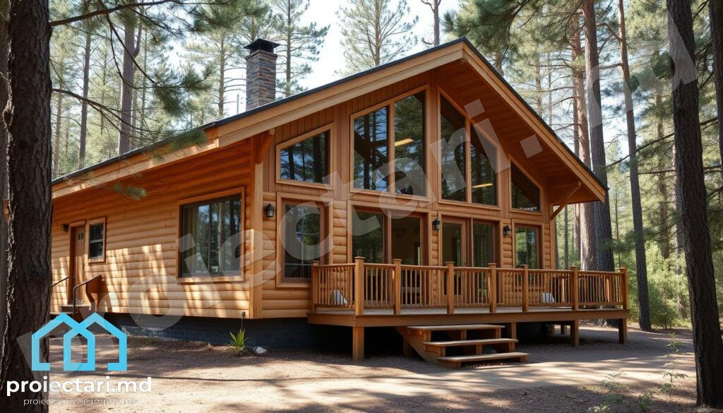 Constructie casa din lemn
