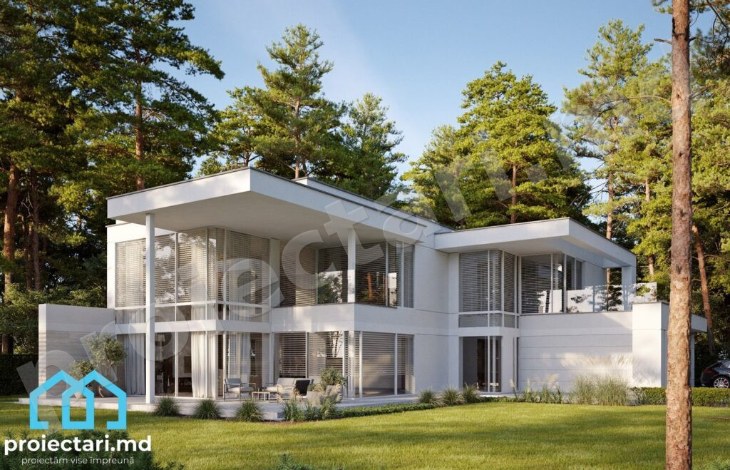 Design casă 250m² cu etaj