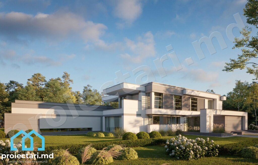 Design casă-pensiune 520m² modern și funcțional