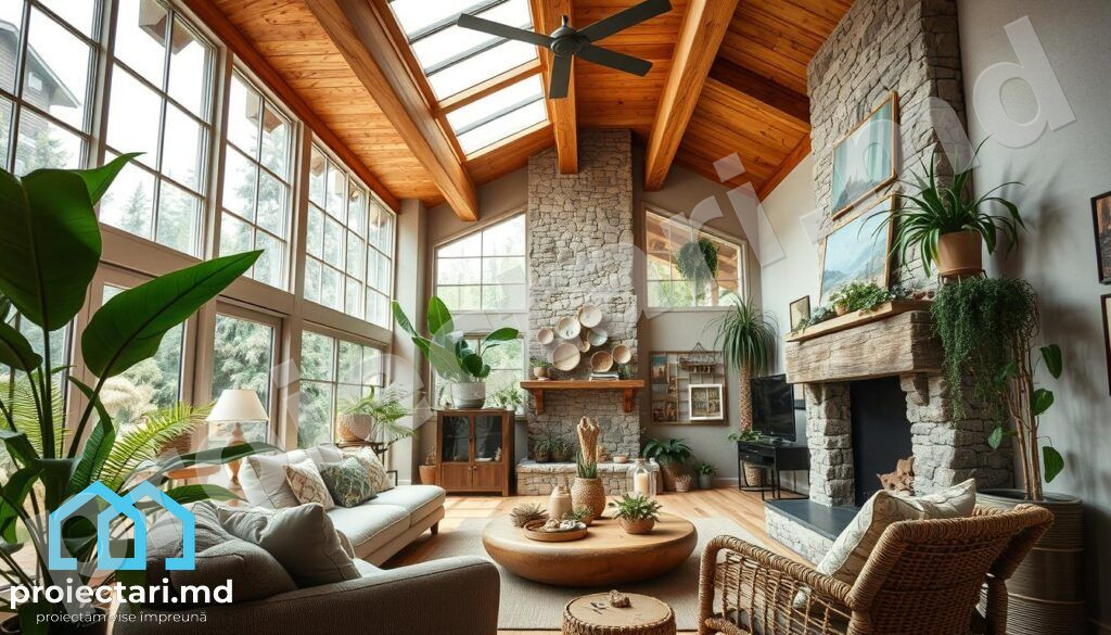 Design interior cu elemente naturale Design interior cu elemente naturale