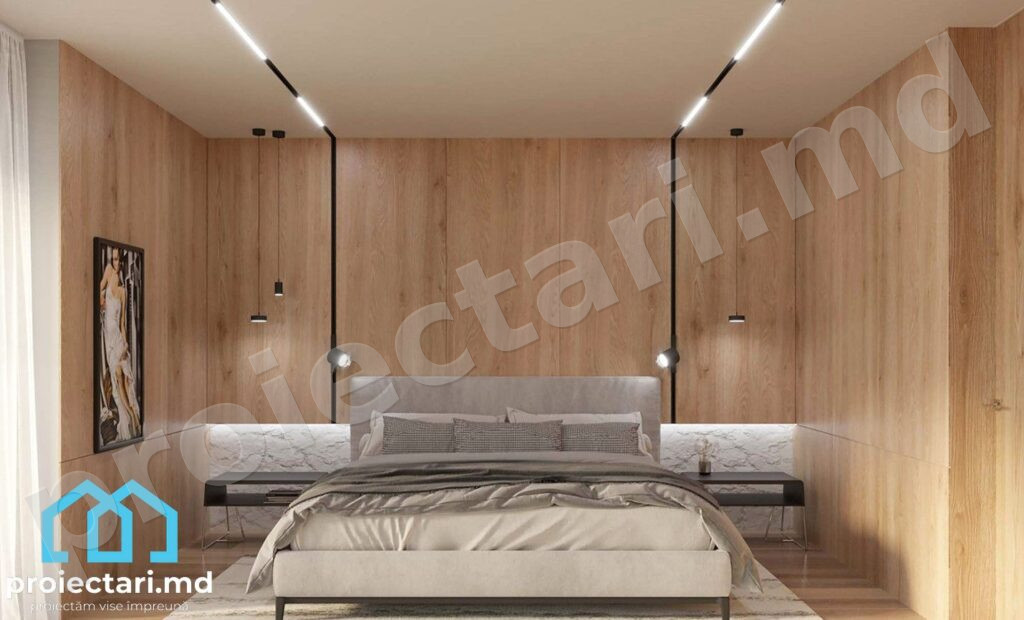 Dormitor matrimonial casă-vilă 410m²