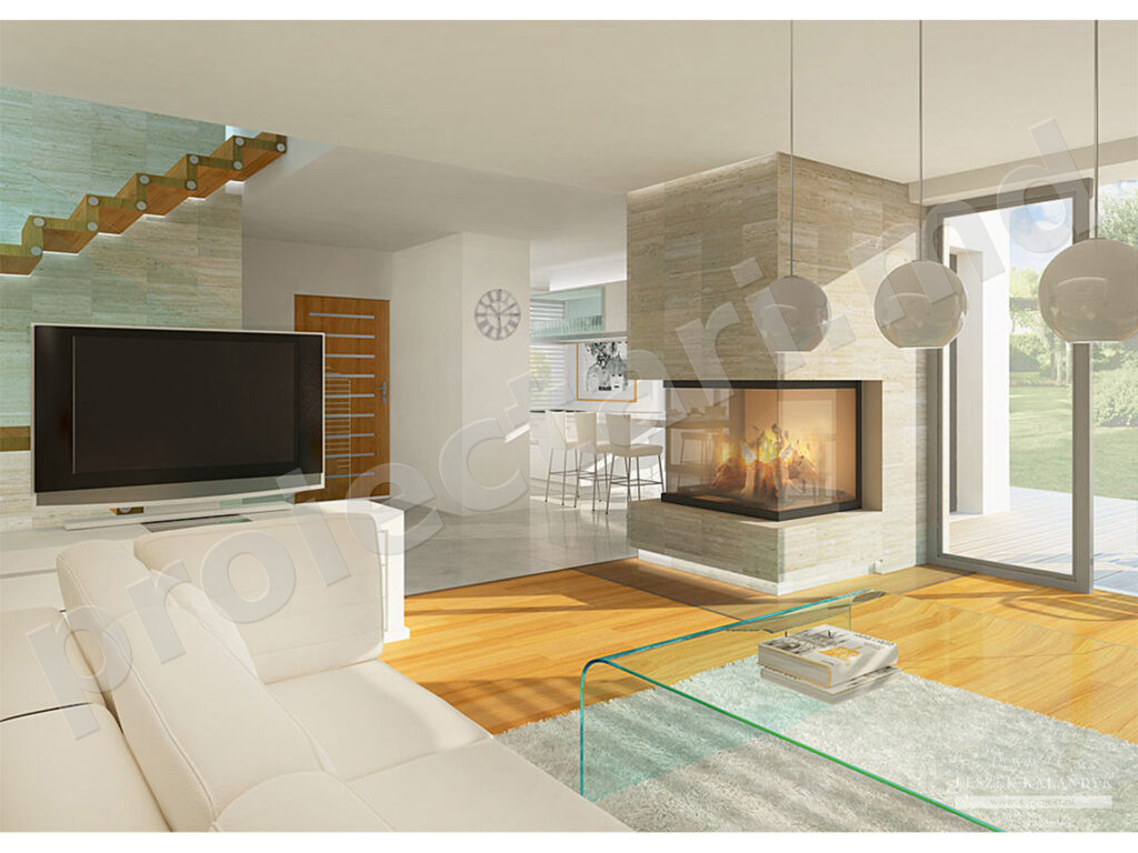 Living room spațios casă design confortabil