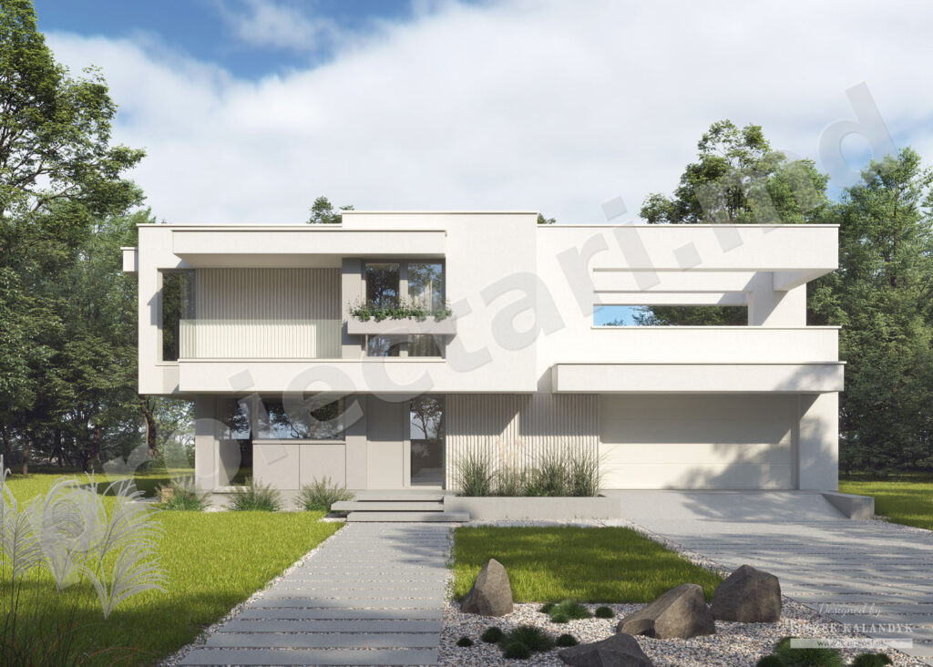 Proiect casă 180m² modernă cu etaj