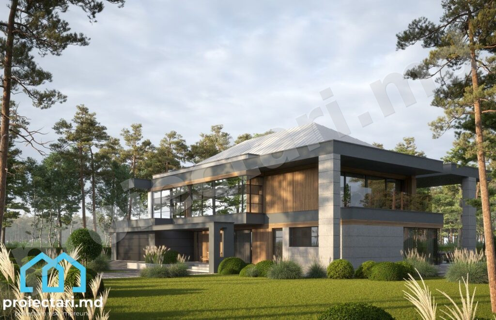 Proiect casă spațioasă 340m2