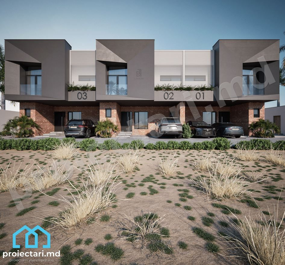 Proiect case townhouse minimaliste