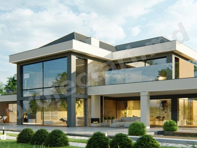 Proiect de casă 440m² cu etaj