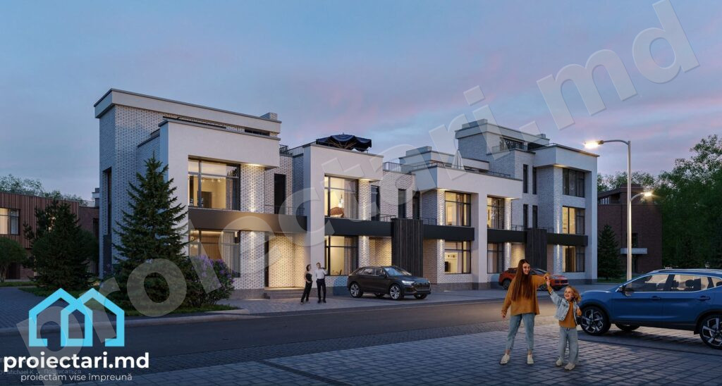 Proiect townhouse de 300m²