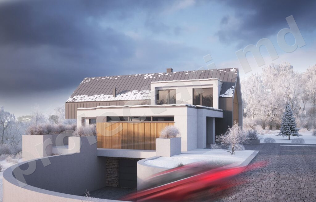 Proiect vilă 446m2 cu demisol