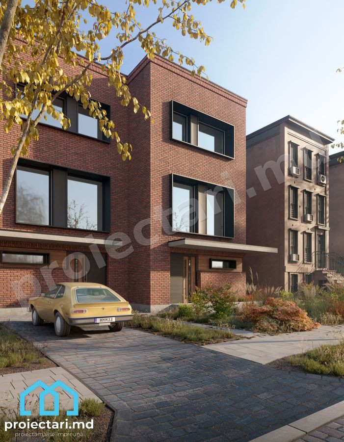 Proiecte townhouse cu etaj