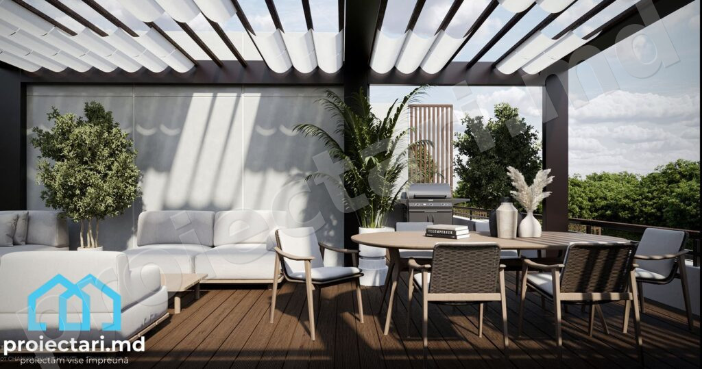 Proiecte townhouse cu grădină privată