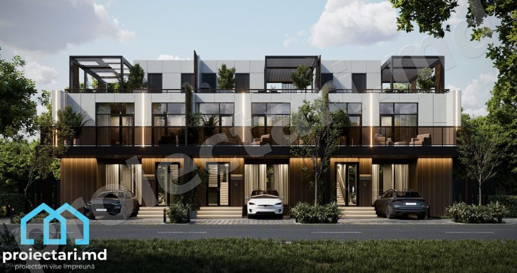 Proiecte townhouse în stil scandinav