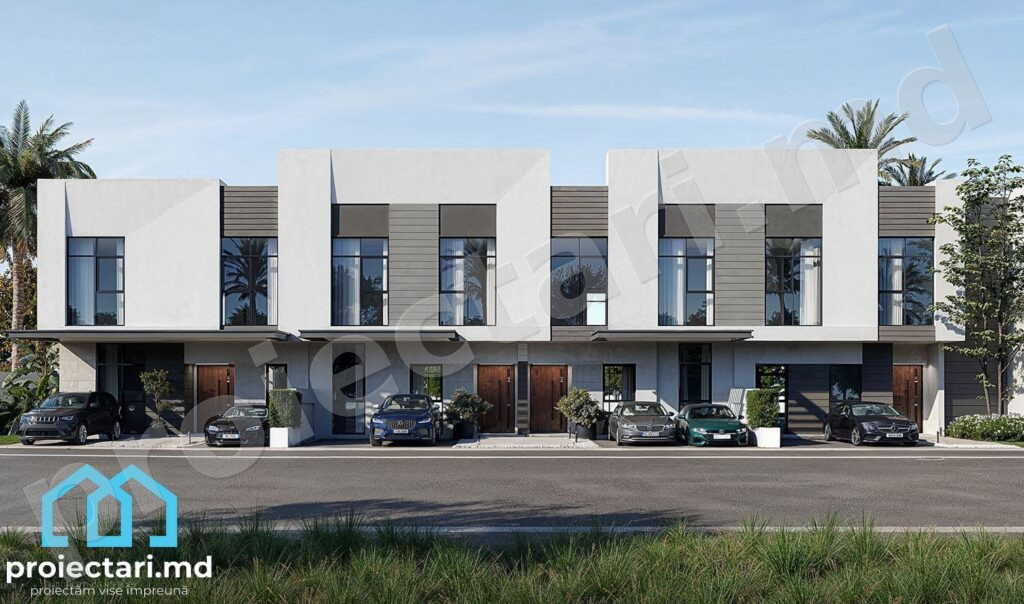 Proiecte townhouse pe terenuri mici