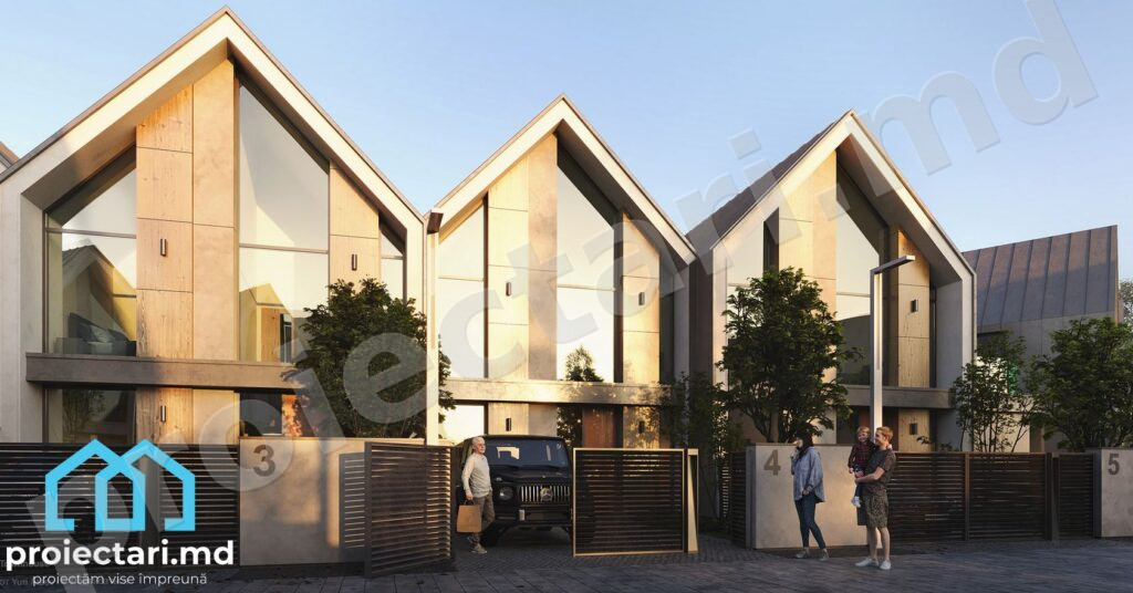 Proiecte townhouse pentru zone rezidențiale
