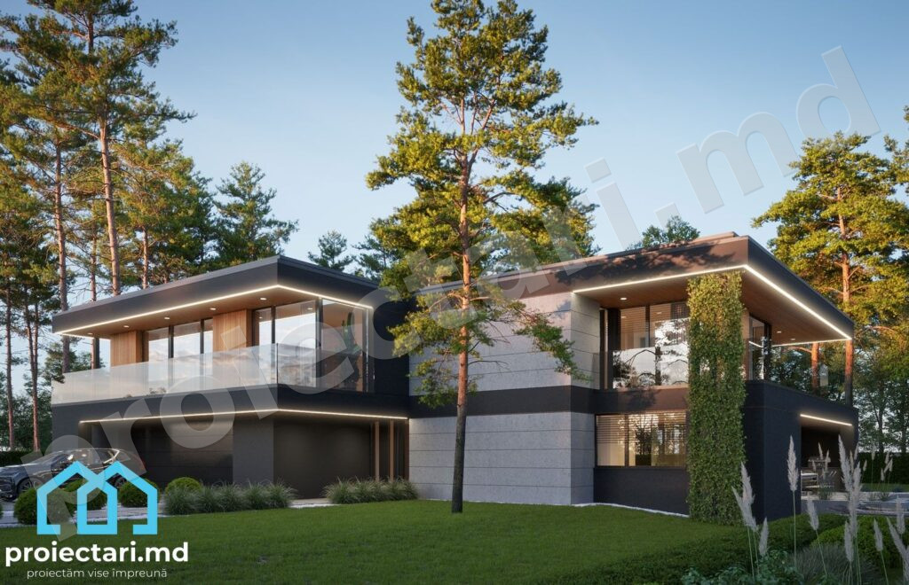 Vilă modernă 410m² pentru familie numeroasă
