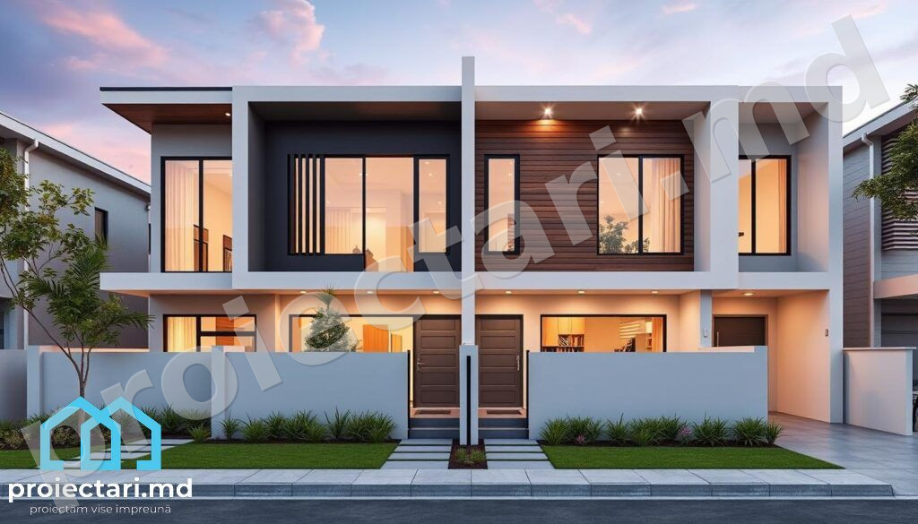 Arhitectură case duplex Arhitectură case duplex