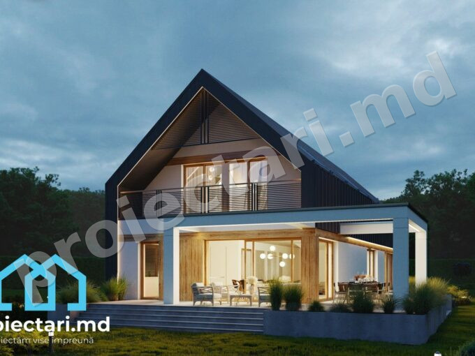 Case barnhouse cu mansardă moderne