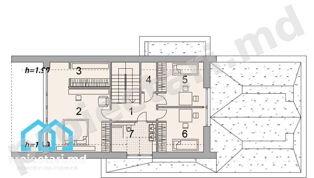 Plan mansarda
