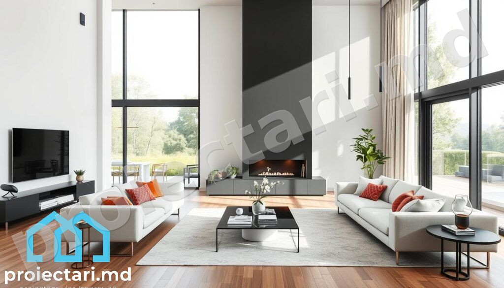 Design interior pentru livinguri de lux