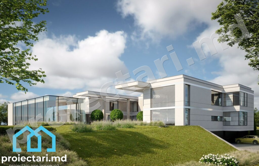 Design pensiune cu 7 numere în stil modern