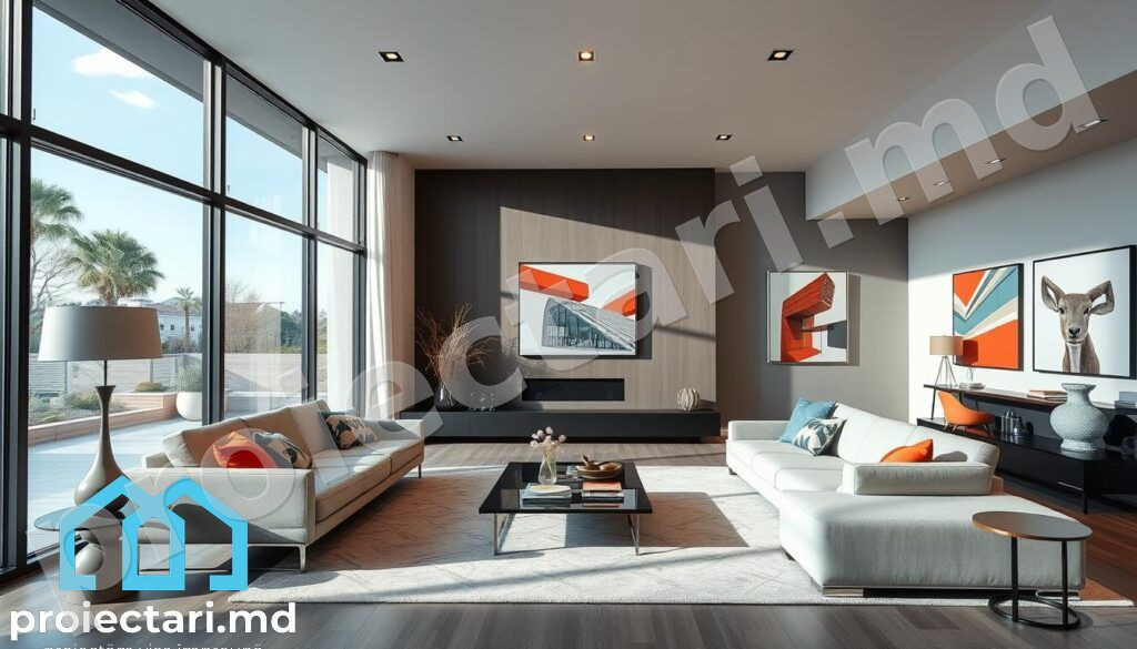 Livinguri cu mobilier personalizat
