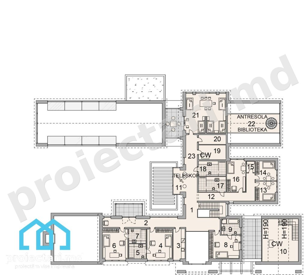Plan mansarda