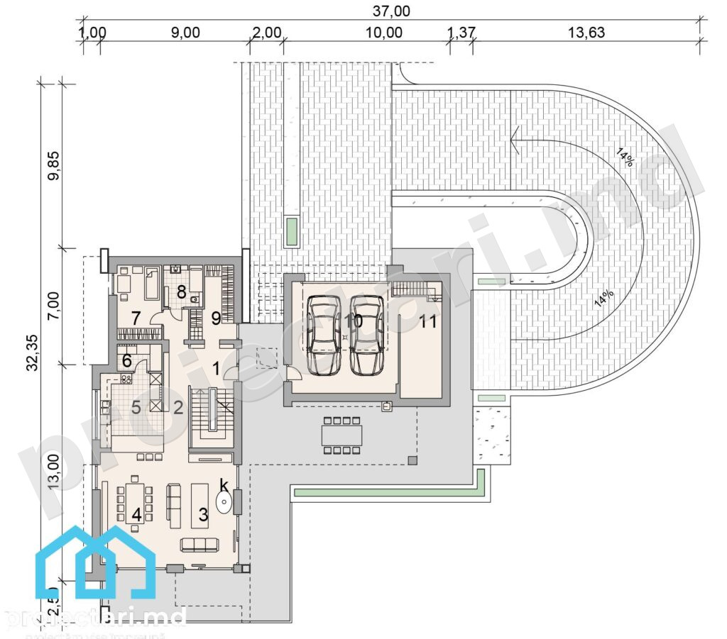 Planuri case Barnhouse cu demisol
