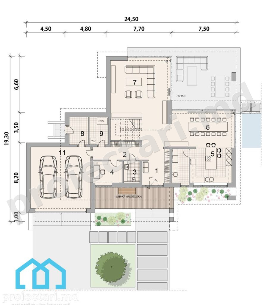 Planuri case mari 350m²