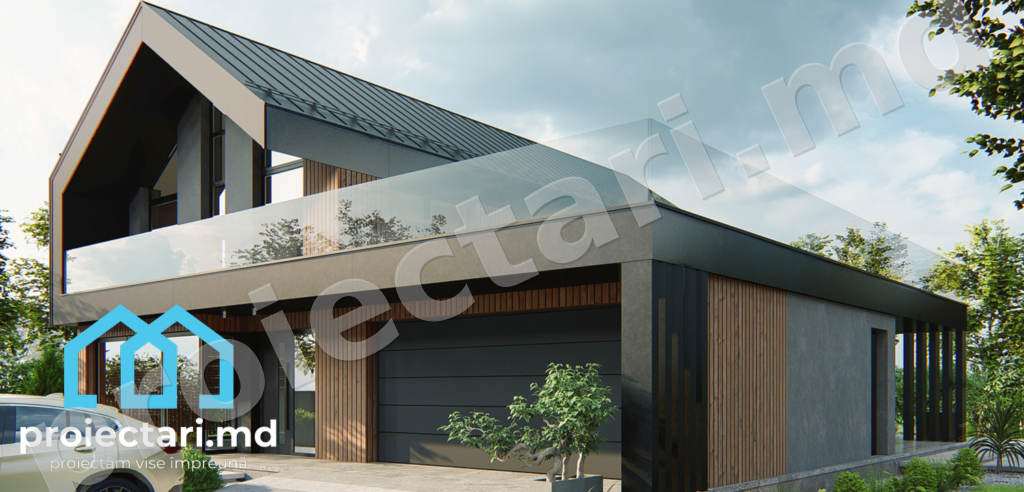 Proiect casă Barnhouse din lemn