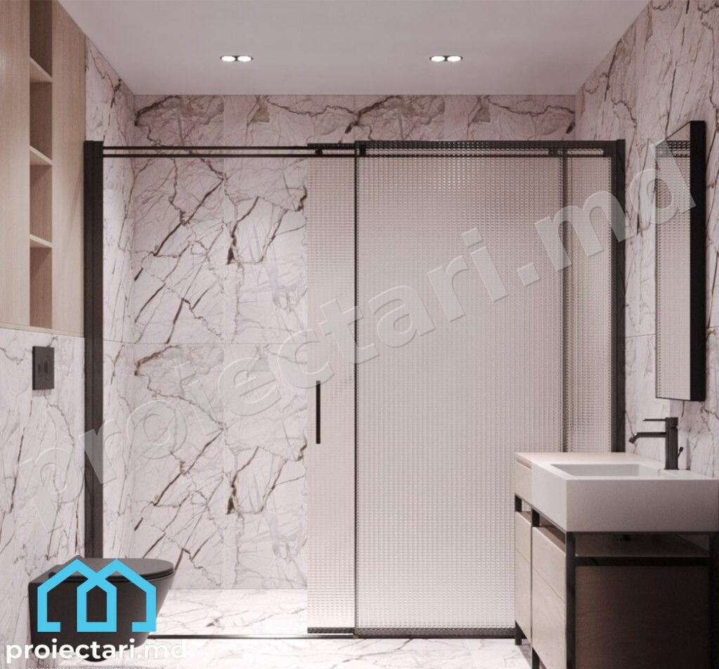 Proiect casă cu acoperiș plat și design contemporan