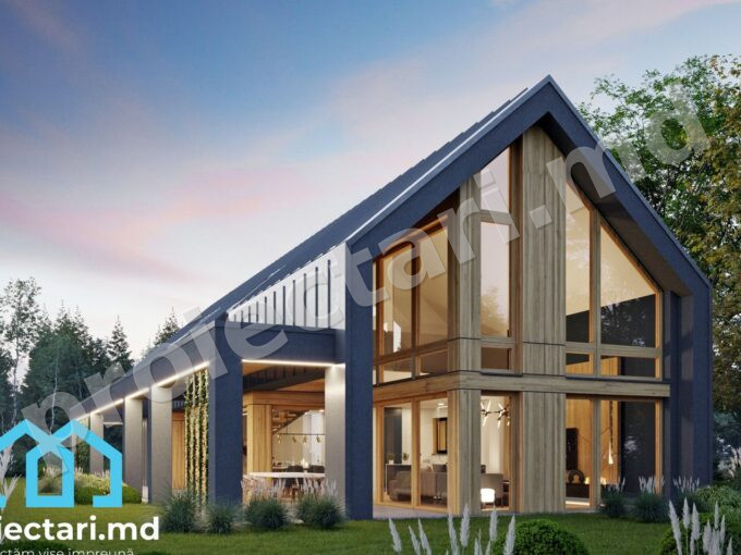 Proiect de casa barnhouse