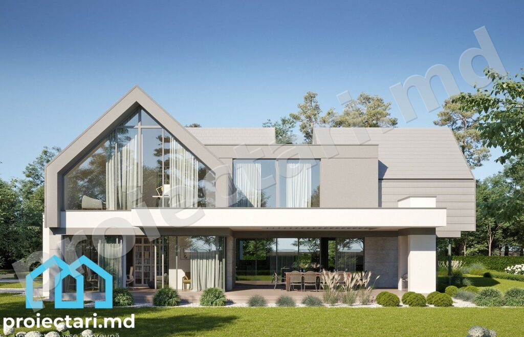 Proiecte case cu mansardă și garaj